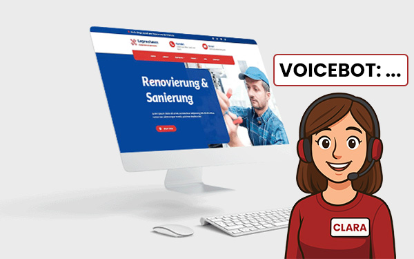 Voicebot Clara für Handwerker