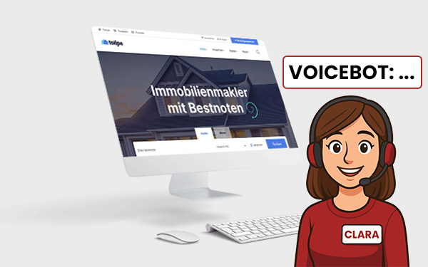 Voicebot Clara für Immobilienmakler