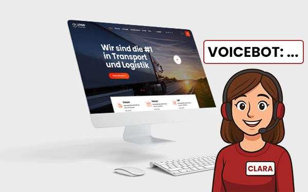 Voicebot Clara für Transport Logistik